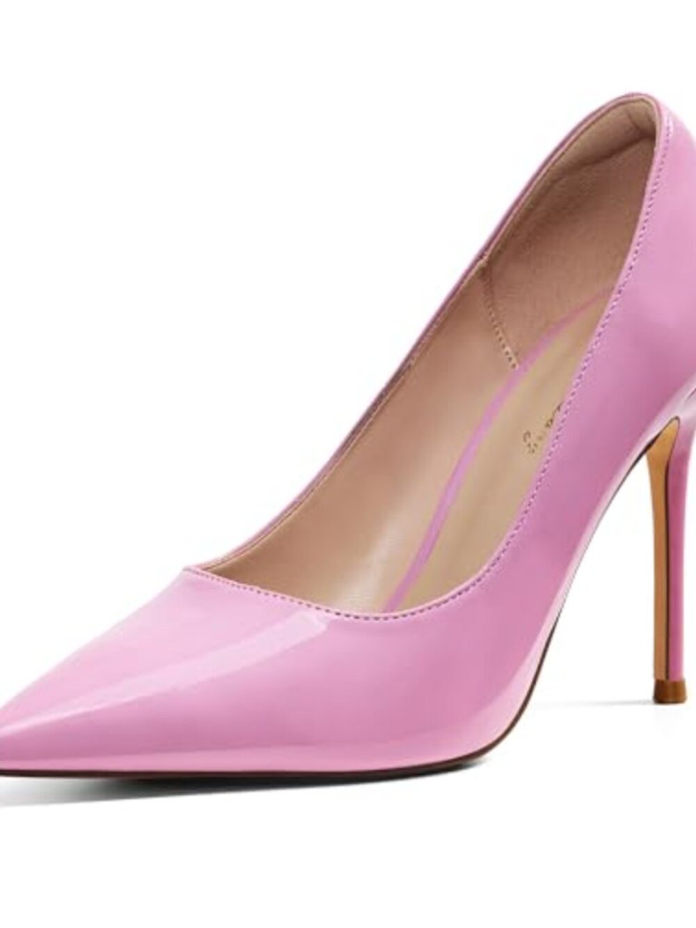 Pointed Toe Stiletto High Heel Pumps 4 Inch Slip On Formal Office Party Shoes
